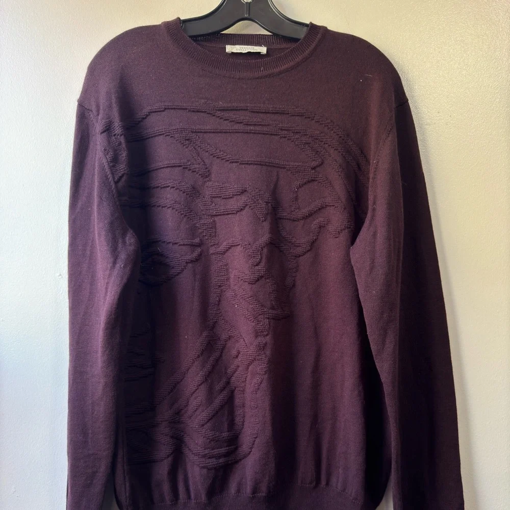 Men’s Versace Collection Medusa Head Sweater